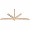 Ekena Millwork Alberta Smooth Timber Gable Bracket, Douglas Fir, 84"W x 45"H x 3 1/2"D x 3 1/2"F, 13/12 Pitch GBW084X45X0404ALB00SDF - alternate 2